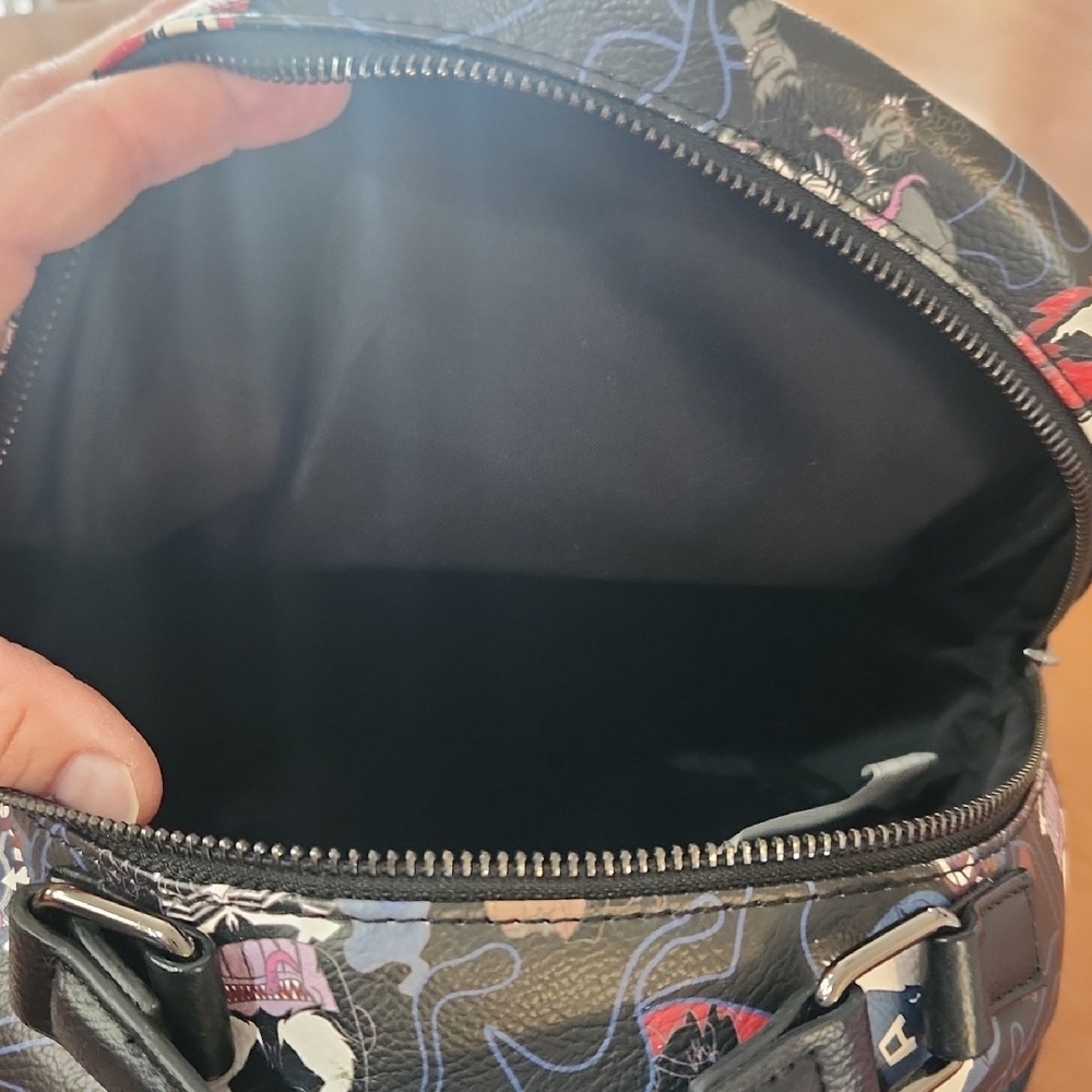 Loungefly Marvel Character Print Backpack - Black and Multicolor - Picture 5 of 13